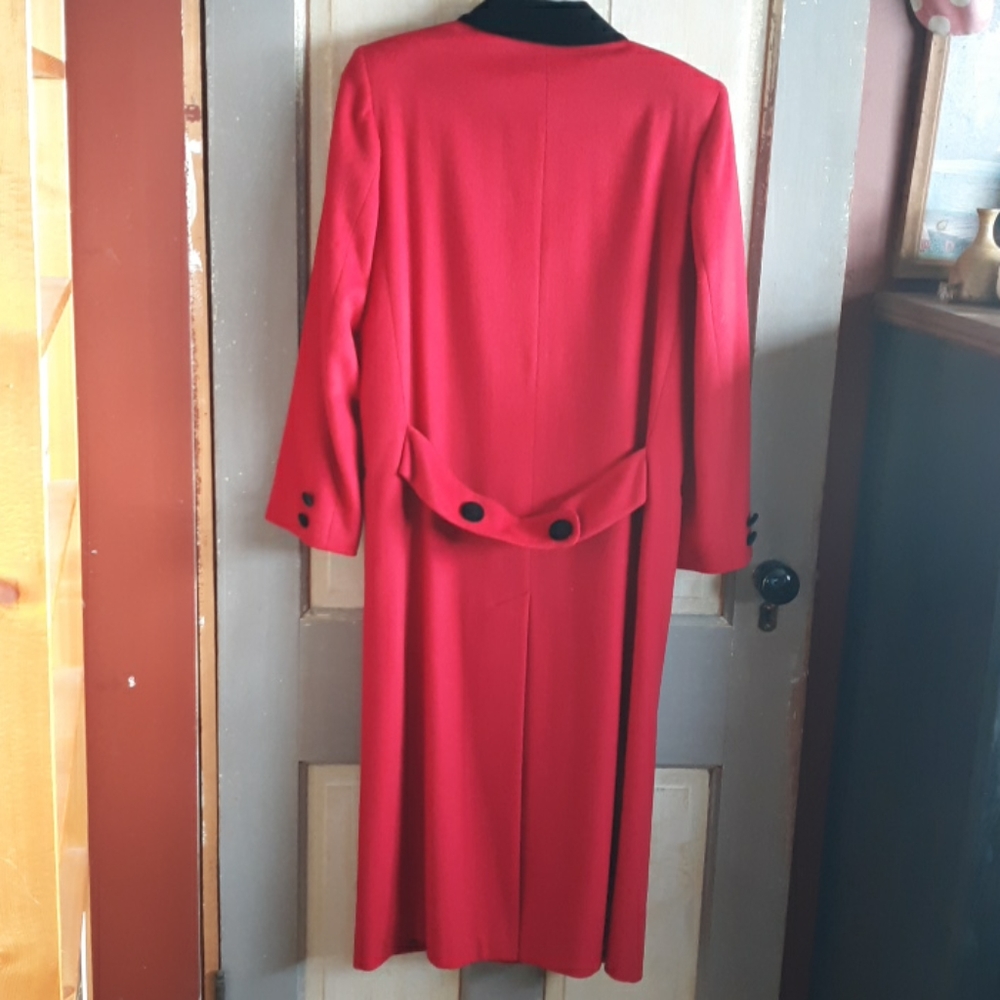 Charter Club Wool Coat Red - Picture 4 of 5